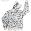 Men's Hoodies Sweatshirts Coat sweater camouflage brightness men and women couple hoodie zipper military green purple black and white gray trend brand Q230822