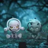 Box blind Pop Mart Skullpanda Ancient Castle Series Mystery Box 1pc12pcs Collegible Cute Blind Box Kawaii Figure giocattoli 230821