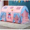 Speelgoedtenten Grote kinderen speelhuistent met raam Draagbare kinderenbedtent voor jongens meisjes Indoor Play Game House Castle R230830