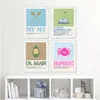 Musique Album Affiche Mur Art Impression Seventeen Color Aesthetic Rock Rock Band Tailvas PEINTURE INTRAÎNEMENT BUREAU HOME KAWAII RAMPE RAMPE DÉCOR NO SAME WO6