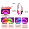 Face Massager Lifting Device LED Pon Therapy Slimming Vibration Massager Double Chin V Face Shaped Cheek Lift Belt Machine 230822