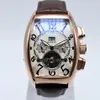 Tourbillon cavo meccanico da uomo automatico orologio scheletro cinghia in pelle day da uomo abito designer orologio caduta maschio wris312r