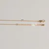 Kettingen 1 st 925 Sterling zilvergouden vergulde 40 5 cm doosketting ketting voor vrouwen fijne sieraden