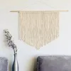 Tapisseries Macramé BOHO Tapisserie Gland Coton Corde À La Main Nordique Art Tenture Murale Pour Salon Chambre Décor À La Maison Z039