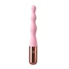 Anal Toys Long Pink Silicone Pärlor G SPOT Massager CLITRAIS BUTT PLUG Vibrator Erotisk prostata för kvinnor Män 230821