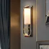 Wandlampe nordisch moderne personalisierte kupfer chinesische Luxus Wohnzimmer Glassleuchte Restaurantstudie LED Simple Light
