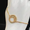 Designer jewelry Embed zircon circle hoop Alphabet Necklaces, Bracelets, rings, fashion suits, Valentine's Day, Christmas, gifts, high quality with box