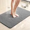Badmattor Torkning av loofah dusch snabb badkar gratis för ftalatmatta med dränering badrum icke-halk