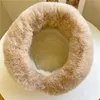 Wide Brim Hats Bucket Winter Thicken Warm Soft Plush Fisherman Panama Cap Women Fluffy Fur Hat Fashion Femme Vintage Lamb Fleece Beanies 230821