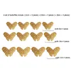 Stickers muraux 12pcsset creux papillon 3D pour la décoration de mariage salon fenêtre décor à la maison or argent papillons décalcomanies 230822