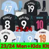 2023 2024 Haaland Soccer Jersey Grealish de Bruyne Phillips Grealish Foden Mans Mahrez Cities 23 24 Football Shirt Uniforms Men Kids Kit Set Alvarez