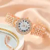 Montres-bracelets femmes montres diamant or montre dames poignet strass femmes Bracelet femme Relogio Feminino