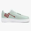 Scarpe fai da te verde per uomo donna sneaker casual con piattaforma testo personalizzato con scarpe da ginnastica stile cool scarpe da esterno 36-48 9650