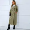 Mélange de laine pour femmes, trench-coat slim de longueur moyenne, style élégant, tempérament, double boutonnage, automne et hiver, 230822