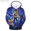 Sweats à capuche pour hommes Sweatshirts Yu Gi Oh Vêtements pour hommes Sweat à capuche graphique 3D Comic Duel Monster Print Nouveau sweat à capuche Harajuku Mode féminine Y2K Pull Q230822