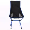 Meble obozowe Przenośne ultralekkie krzesła składane na zewnątrz plażowa turystyka rybak piknik prosty relaksujący długi bumoney fotelik kemping