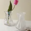 Vases Decorative Terrarium Vase Luxury Vertiplant Hydroponics Flower Aesthetic Art Transparent Pot De Fleur House Decoration