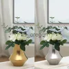 Vases Modern Creative Gold Ceramic Flowers Vase Pot Home Decor Office Study Living Room Interior Dining Table Vase x0821