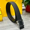 Cinturón de diseñador de calidad con espejo de moda para hombre, cinturones de diseñador de alta calidad de cuero genuino de 4,0 cm de ancho con caja