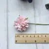 Dekorativa blommor kransar 6st Silk Stamen Artificial Flower Bouquet Wedding Party Decoration Diy Handmade Wreath Gift Scrapbooking Craft Fake 230822