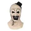Maska Joker Serifier Lateks Art The Clown Cosplay Masks Horror Full Face Helmet Halloween Costumes Akcesorium Party Party H0910F