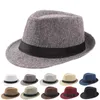 Wide Brim Hats Bucket Spring Summer Retro Mens Fedoras Top Jazz Plaid Hat Adult Bowler Classic Version chapeau 230821