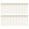 Forks Cocktail Sticks 300 PCS Japaneses Style Bamboe geknoopte spiesjes tandenstokers met Twisted Ends Party Supplies