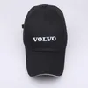 Cotton Truck Car Logo Baseball Caps do Volvo C30 C70 S40 V50 S60 V60 V70 S80 Sport Hat Cap Wysokiej jakości haft HAT321E