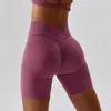 Actieve sets Solid Color Nadeloze vrouwen Gym Yoga Set Fitness Bra Top Panty Sexy High Taille Leggings en Sports Short Can Matched Suits
