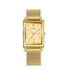 Zegarstka dla kobiet luksusowe kryształowe bransoletka bransoletka najlepsza marka moda złota srebrna damska kwarcowa zegarek stalowa żeńska na ręka 230821