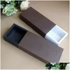 Present Wrap 22.9x11x4.5cm Kraft Paper Box Flower Packaging Packing för strumpor/ halsduk/ underkläder Kartong LZ0808 Drop Delivery Home Garden FE DHPMF