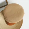 베레모스 USPOP 여성 모자 Crystal Baker Boy Hat Wool Sboy Caps Female Flat Militray Visor SXL 230821