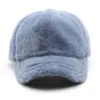 قبعات الكرة DT 2023 Fashion Four Seasons Men and Women's Solid Clot Baseball Cap Multi-Color Warm Wark Hate Outdive Simple Hat