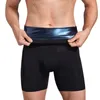 Taille ventre Shaper hommes entraînement Sauna pantalon sueur Thermo Shorts corps Shaper Gym ventre minceur pantalon Sweat costume 230822