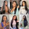 Wigs Glueless Preplucked Human Wigs Ready To Wear and Go HD Transparent 13x4 Straight Lace Frontal Wig 4X4 Closure Wig Pre Cut Remy