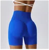 Short actif avec Logo pour femmes, maille latérale d'été, respirant, sport, Sexy, levage des hanches, Yoga, Fitness, élastique sans couture, course à pied, Pilates