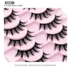 False Eyelashes GROINNEYA 10 Pairs Natural Manga Lashes 3d Faux Mink Soft Winged Realistic Eyelash Extension 230821