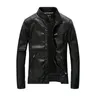 Herren Trench Coats PU Lederjacke Herren Streetwear Kleidung Wäsche Fleece Motorrad Mode Bomber Freizeitmantel Deri Mont 230822