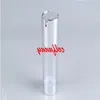 100pcs/로트 빠른 배송 15ml 30ml 50ml Airless Bottle UV Silver Vacuum Pump 또는 로션 화장품 용기 wjdtl에 사용됩니다.