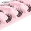 Falska ögonfransar YSDO 35 Par 3D Mink Lashes Natural Half Makeup Full Strip Dramatic Thick Faux Cilios 230821