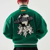 Men's Jackets Angels Pattern Embroidery Varsity Jacket Men HipHop High Street Man Woman Unisex Loose Bomber Jacket Fall Retro Baseball Uniform J230821