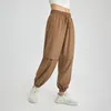 Active Pants Women Light Weight Lose Elastic midja Hög midja Yoga Sport Running Jagger Sweatpants