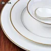 Plattor vintage platta set vit nordisk porslin födelsedagsmiddag set bröllop placemat pizza pratos de jantar serware zz50pz