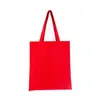 Sacs de rangement Colorf Blank Pattern Canvas Shop Eco réutilisable pliable Shoder sac à main fourre-tout coton en gros logo personnalisé livraison directe Dhdua