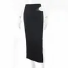 Basic Casual Jurken Solid Color 3D Design Rose 2 PCS Sets High Taille Hollow Out Slim Vintage Maxi Rok Y2K Avondfeest Women Skirts Streetwear 230822