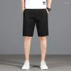 Shorts pour hommes 2023 été eau lumière coton décontracté Style classique mode coréenne Stretch mince pantalons courts mâle marque vêtements