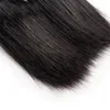 Lace Wigs Toupee Bot rechte bundels 100% onbewerkte menselijke pruik maagdelijk haar 3 Braziliaans weefsel 230821
