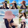 Brede rand hoeden emmer mode mode hoogwaardige vrouwen coole dame mannelijk panama visser cap outdoor zon hoed voor mannen 230821