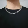 Designer Cuban Chain Hiphop Men's and Women's Fashion Hip Hop INS Exaggerated Titanium Steel Colorless High Street Chunky Necklace