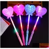 Autres fournitures de fête d'événement Vente de concert Light Stick Star Hollow Glow Magic Bunny Enfants Flash LED Jouet Drop Livraison Accueil Gard Dhjnm